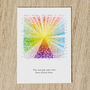 Personalised Favourite Song Abstract Art Music Card, thumbnail 4 of 9