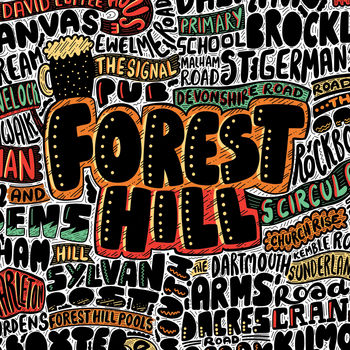 Forest Hill Typographic Print, 3 of 3