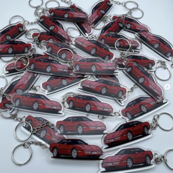 Made To Order Car Illustration Key Rings, 6 of 12