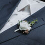 Wedding Flower Boutonniere In Gold, thumbnail 2 of 7