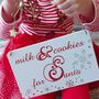 'Milk And Cookies For Santa' Wooden Sign, thumbnail 1 of 2