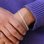 Men's Sterling Silver Franco Box Chain Bracelet, thumbnail 1 of 3