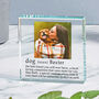 Personalised Definition Of A Dog Glass Token, thumbnail 3 of 4