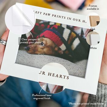 Personalised Dog Memorial Picture Frame Keepsake, 4 of 11