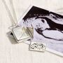 Personalised Baby Scan Envelope Necklace, thumbnail 1 of 9