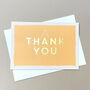 Gold Star Thank You Luxury Box Set Of Eight Note Cards, thumbnail 8 of 9