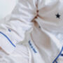 Personalised Mum And Child Navy Star Pyjama Set, thumbnail 7 of 7