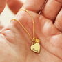 Personalised Heart And Bail Or Star Birthstone Charm Necklace, thumbnail 1 of 12