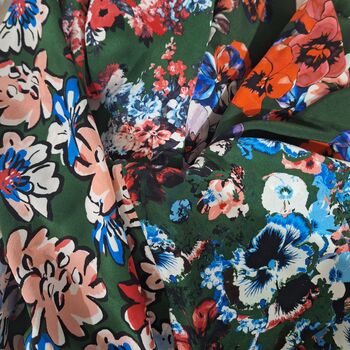 Mixed Fabric Silk Scarf Floral Mix, 2 of 4