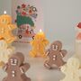 Gingerbread Man Christmas Soy Candle, thumbnail 4 of 5