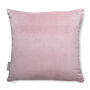 Luxury Super Soft Velvet Cushion Blush Pink, thumbnail 1 of 6