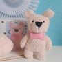 Fluffy Teddy Bear Knitting Pattern, thumbnail 1 of 1