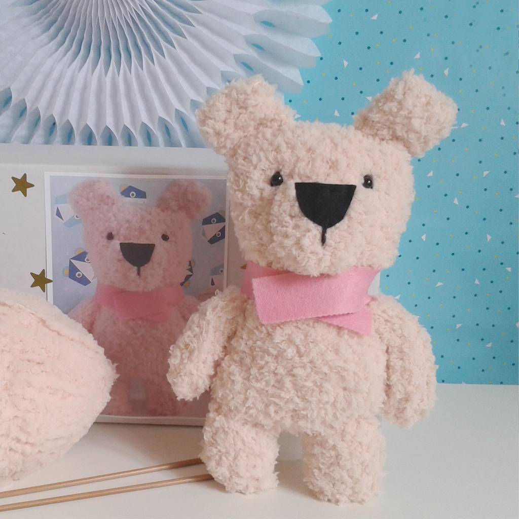 Fluffy Teddy Bear Knitting Pattern