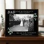 Personalised Father Of Bride Glass Frame 5x7, thumbnail 1 of 6