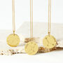 Zodiac Constellation Stainless Steel Gold Necklace, thumbnail 5 of 11