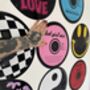 Checkerboard Upcycled 12' Lp Vinyl Record Decor, thumbnail 6 of 8