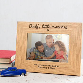 Personalised Daddy And Me Photo Frame, 7 of 7