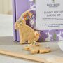 Bunny Biscuit Baking Kit Gift Box With Wooden Spoon, thumbnail 3 of 6