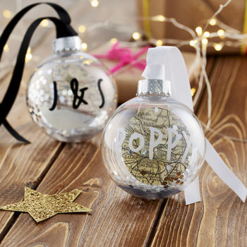 Personalised Map Location Bauble, 4 of 7