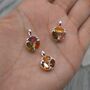 Pink Green Mixed Tourmaline Pendant: October Birthstone, thumbnail 5 of 10