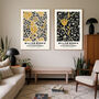 William Morris Set Of Two Yellow And Browns Art Prints, thumbnail 1 of 4