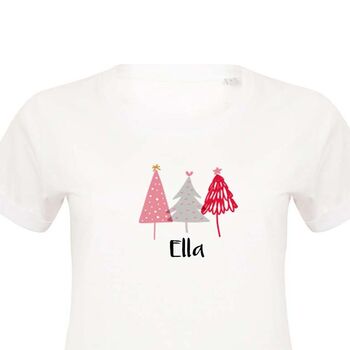 Pink Personalised Christmas Pyjamas, 3 of 3