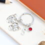Drama Masks Personalised Keyring Theatre Gift, thumbnail 6 of 10
