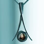 Personalised Arch Hidden Photo Necklace In Sterling Silver, thumbnail 1 of 8