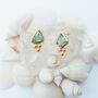 Semi Precious Gemstone Stud Earrings, thumbnail 6 of 12
