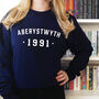 College Style Location And Date Sweatshirt, thumbnail 1 of 2