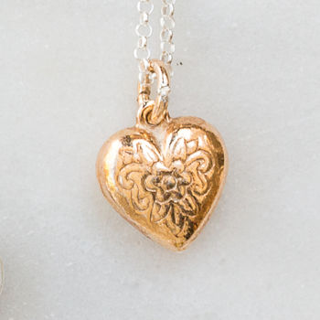 Vintage Heart Necklace, 5 of 6