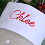 Personalised Christmas Stocking With Reindeer, thumbnail 3 of 4