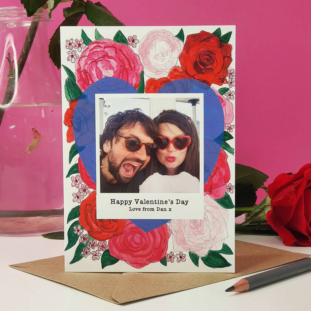 Personalised Valentine's Day Photo Card, 1 of 4