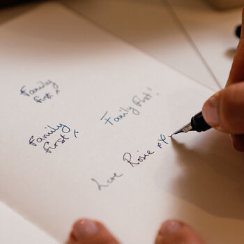 Personalised Handwriting T Bar Necklace With Rope Chain, 9 of 9