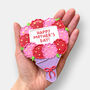 Vegan Happy Mother's Day Floral Bouquet Iced Biscuit Letterbox Gift, thumbnail 2 of 11