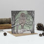 'Owls And Pheasants' Mixed Pack Of 10 Christmas Cards, thumbnail 3 of 10