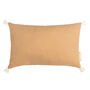 Organic Cotton Tassel Cushion, thumbnail 5 of 8