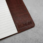 Personalised Refillable A5 Leather Journal, thumbnail 6 of 7