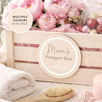 Personalised Luxury Pamper Box For Mum Personalised Gift Crate Mothers Day Gift Idea, 3 of 8