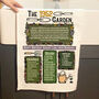 Birthday Gift For Gardeners Personalised Birth Year Tea Towel, thumbnail 3 of 7