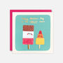 Coolest Mum Ice Lollies Mother's Day Card, thumbnail 1 of 3