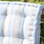 Extra Large Oxford Striped Garden Cushion, thumbnail 3 of 8