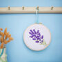 Lavender Embroidery Kit, thumbnail 1 of 7