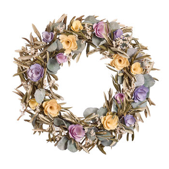 Litton Pastel Floral Wreath, 2 of 8