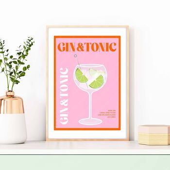 Gin And Tonic Print, 4 of 5