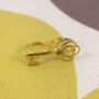 Crystal Key Double Finger Ring, thumbnail 7 of 7
