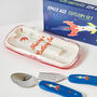 Personalised Cutlery Space Design Travel Set, thumbnail 1 of 2