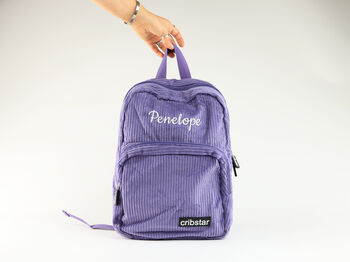 Personalised Corduroy Backpack, 4 of 9