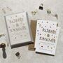 Personalised Wildflower Letters Wedding Thank You Cards, thumbnail 5 of 8