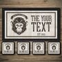 Monkey Bar Personalised Home Pub Sign Man Cave Sign, thumbnail 7 of 9
